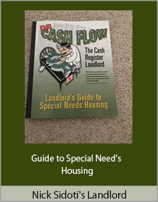Nick Sidoti's Landlord - Guide to Special Need's Housing