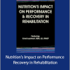 Cindi Lockhart - Nutrition's Impact on Performance Recovery in Rehabilitation