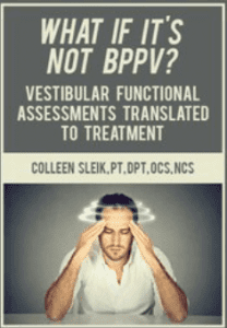 Colleen Sleik - What If It's Not BPPV Vestibular Functional Assessments Translated to Treatment
