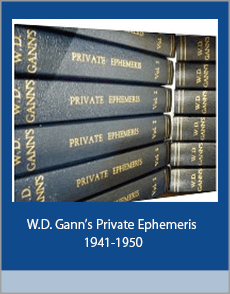 W.D. Gann’s Private Ephemeris 1941-1950