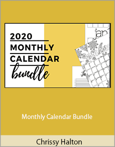 Chrissy Halton - Monthly Calendar Bundle
