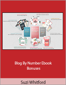 Suzi Whitford - Blog By Number Ebook - Bonuses